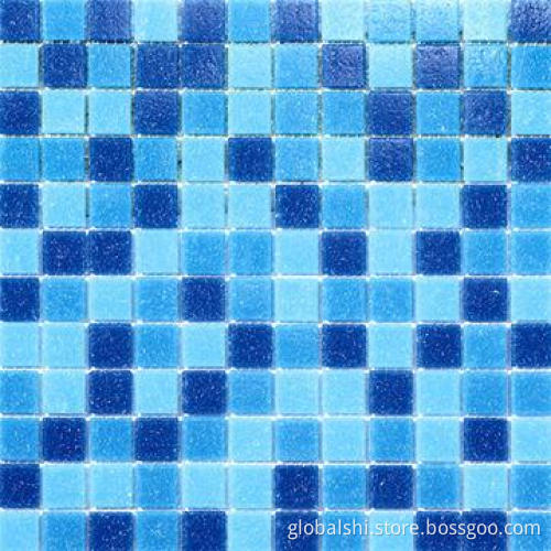4MM Glass Mosaics Tile, Blue Color, 4mm Thickness, Sized 300 x 300mm